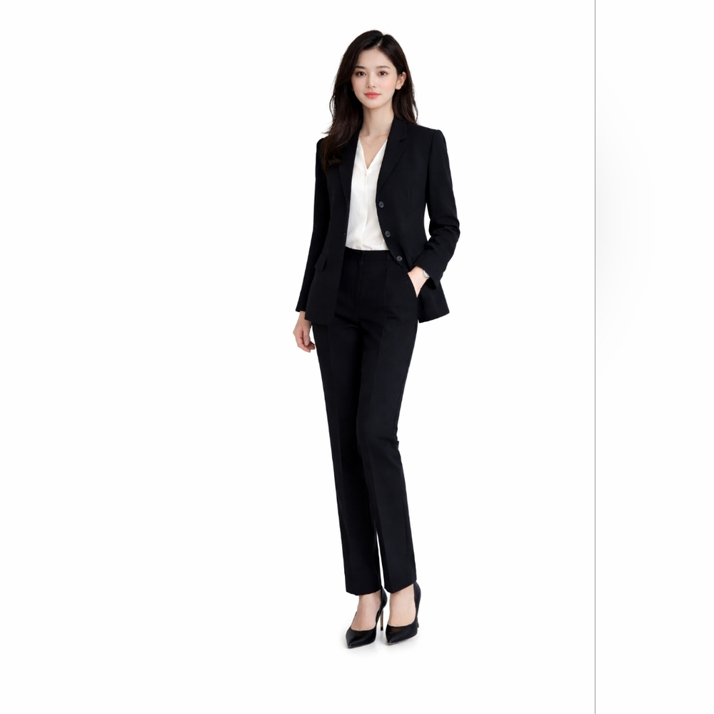 Vintage Charter Club Navy Suit Set | Blazer 6P Pants 8P | Like New